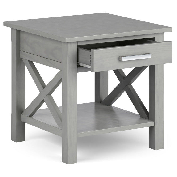 Fog Grey | Kitchener 20.5 inch End Side Table