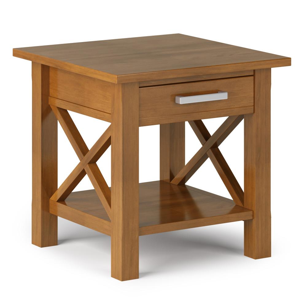 Light Golden Brown | Kitchener 20.5 inch End Side Table