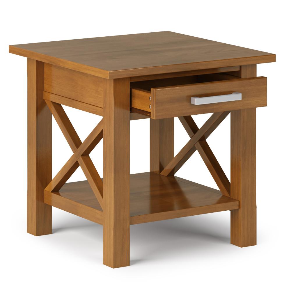 Light Golden Brown | Kitchener 20.5 inch End Side Table