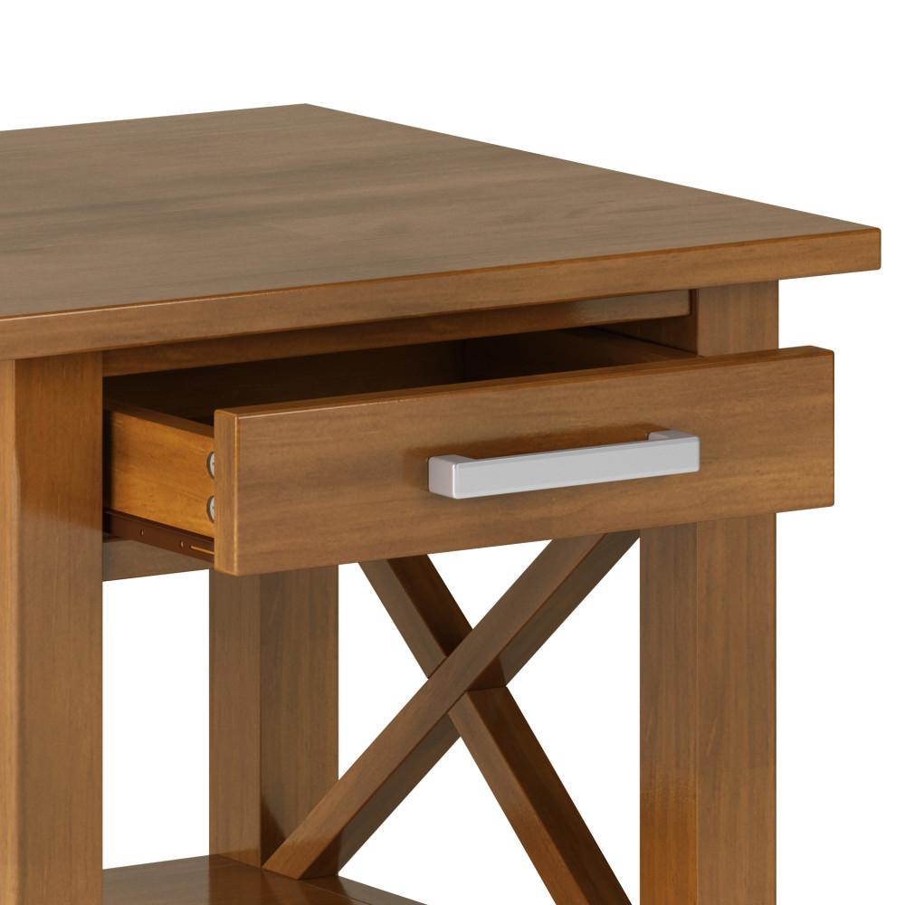 Light Golden Brown | Kitchener 20.5 inch End Side Table