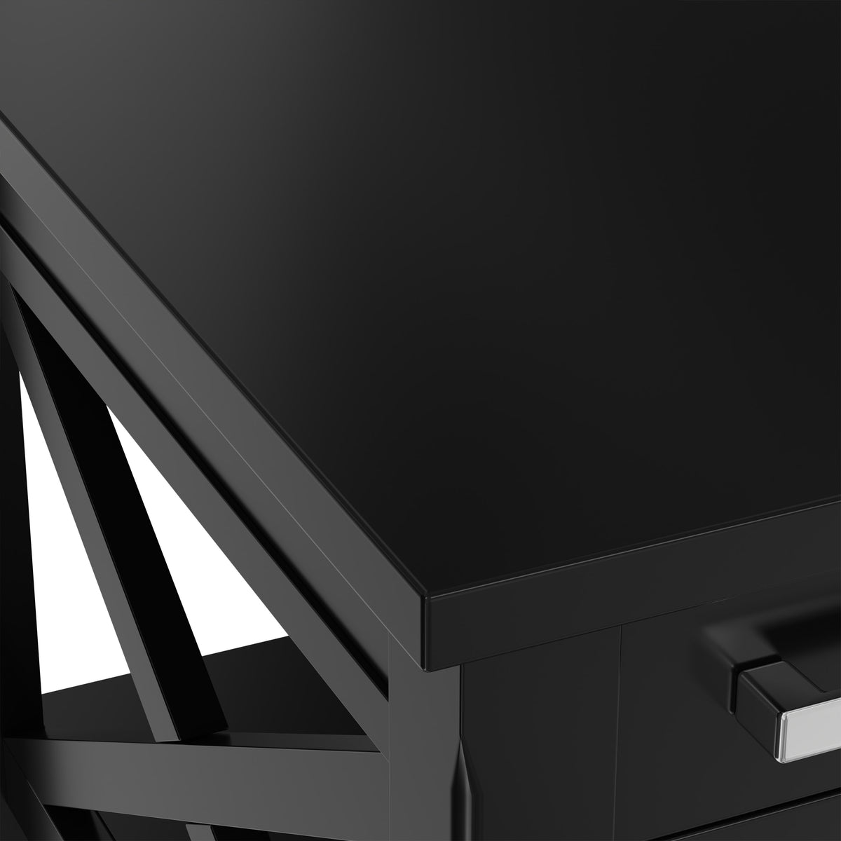 Black | Kitchener Narrow End Table