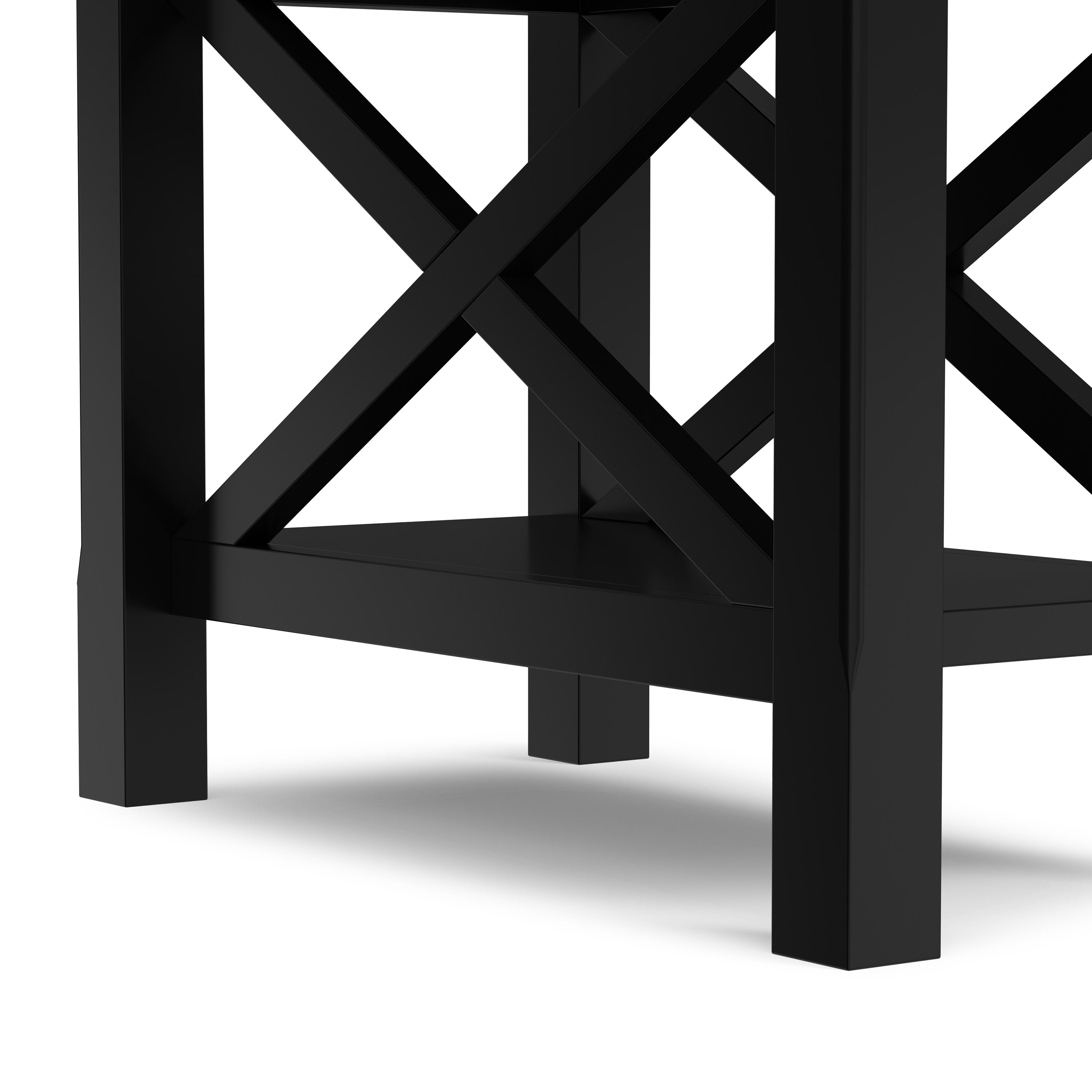 Solid Wood End Table | Kitchener Narrow End Table – Simpli Home