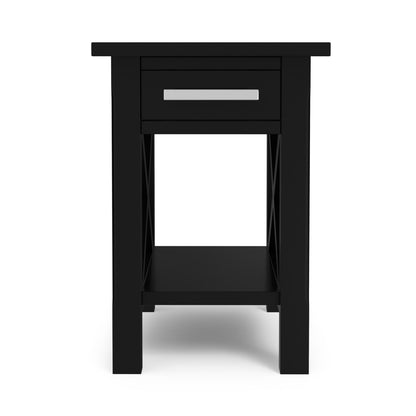 Black | Kitchener Narrow End Table