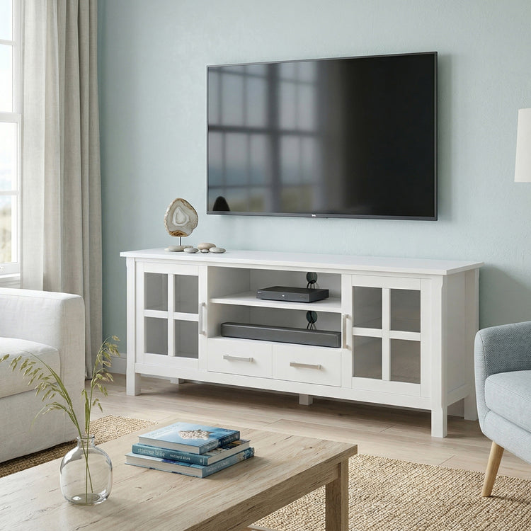White | Kitchener 60 inch TV Stand