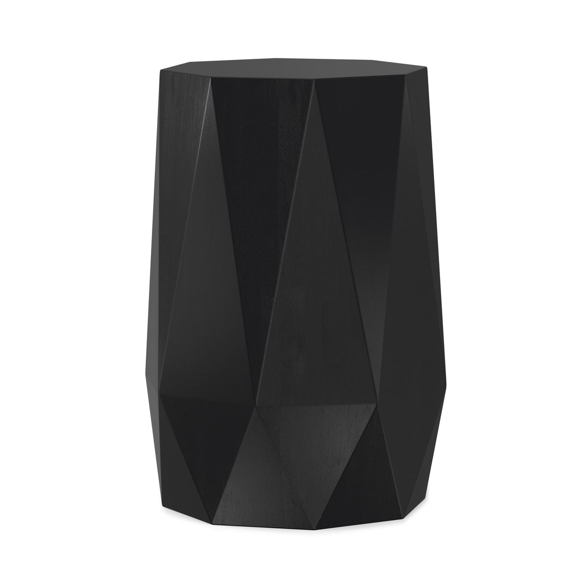 Black | Kurt 15 inch Octagon Geometric Accent Table