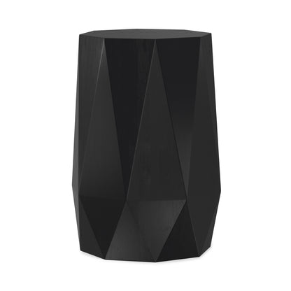 Black | Kurt 15 inch Octagon Geometric Accent Table
