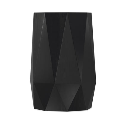 Black | Kurt 15 inch Octagon Geometric Accent Table