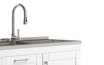Modern Wide Shaker 46 inch Laundry Cabinet 