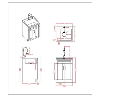 Pure White | Hennessy Stainless Steel Laundry Cabinet