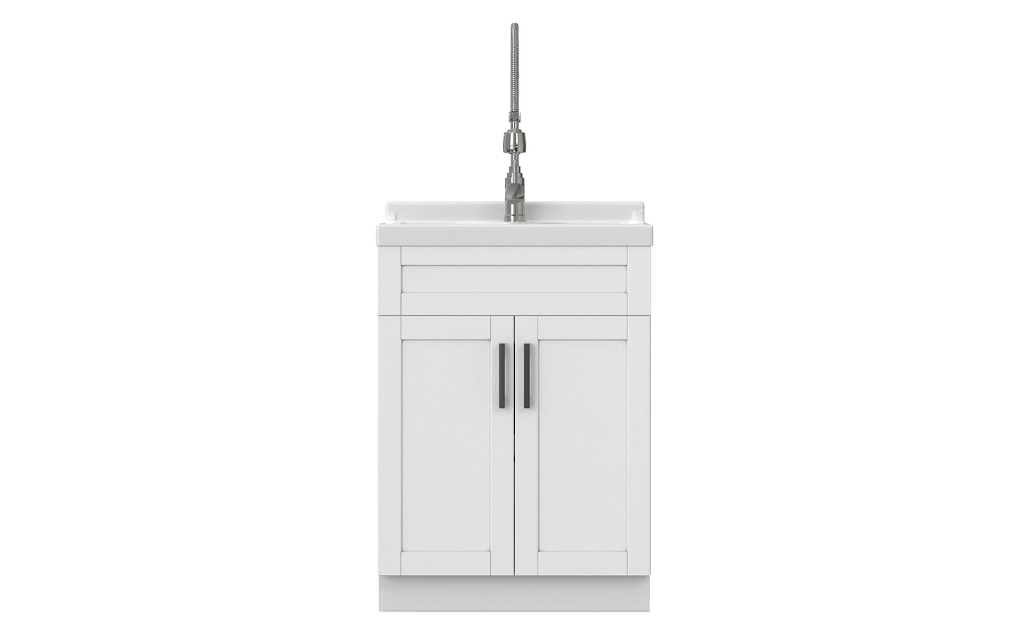 Hennessy All-In-One Deluxe 24-inch Laundry Utility Sink and Cabinet with ABS Sink