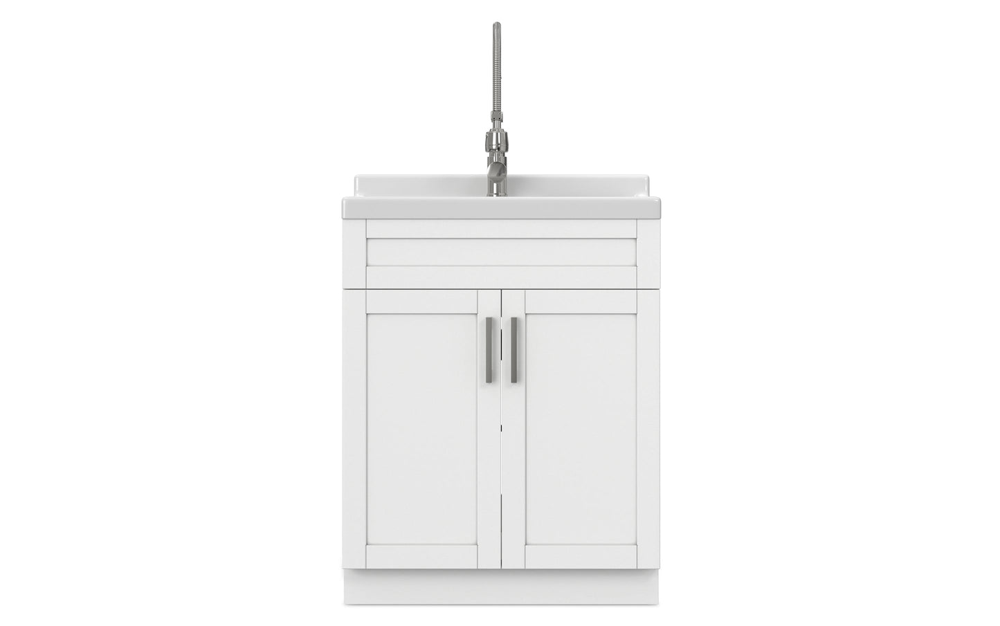Hennessy All-In-One Deluxe 28-inch Laundry Utility Sink and Cabinet with ABS Sink