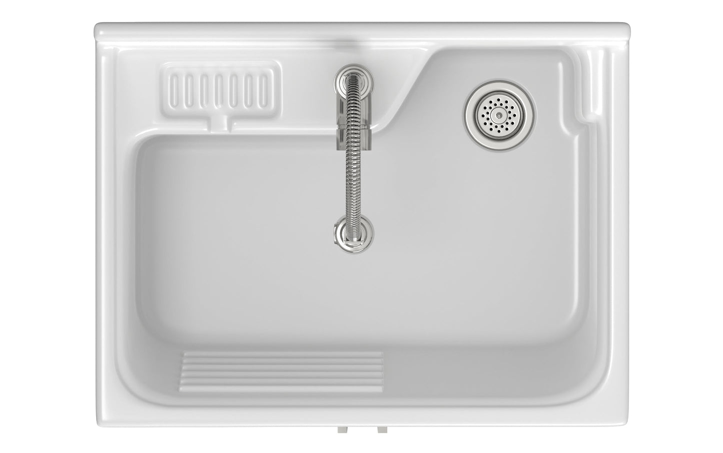 Hennessy All-In-One Deluxe 28-inch Laundry Utility Sink and Cabinet with ABS Sink