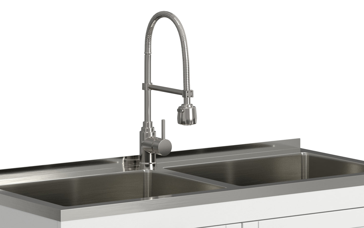 Hennessy All-In-One 46-inch Laundry Utility Sink and Cabinet