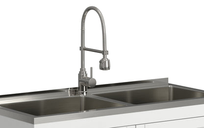 Hennessy All-In-One 46-inch Laundry Utility Sink and Cabinet