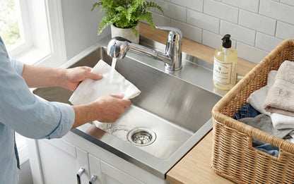 White 28 inch | Kyle All-In-One 28-inch Laundry Utility Sink and Cabinet