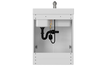 Kyle All-In-One 28-inch Laundry Utility Sink and Cabinet with ABS Sink