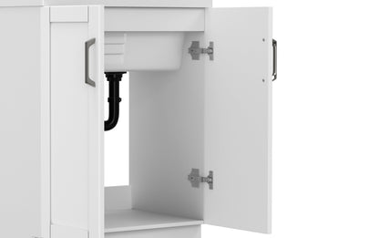 Kyle All-In-One 28-inch Laundry Utility Sink and Cabinet with ABS Sink