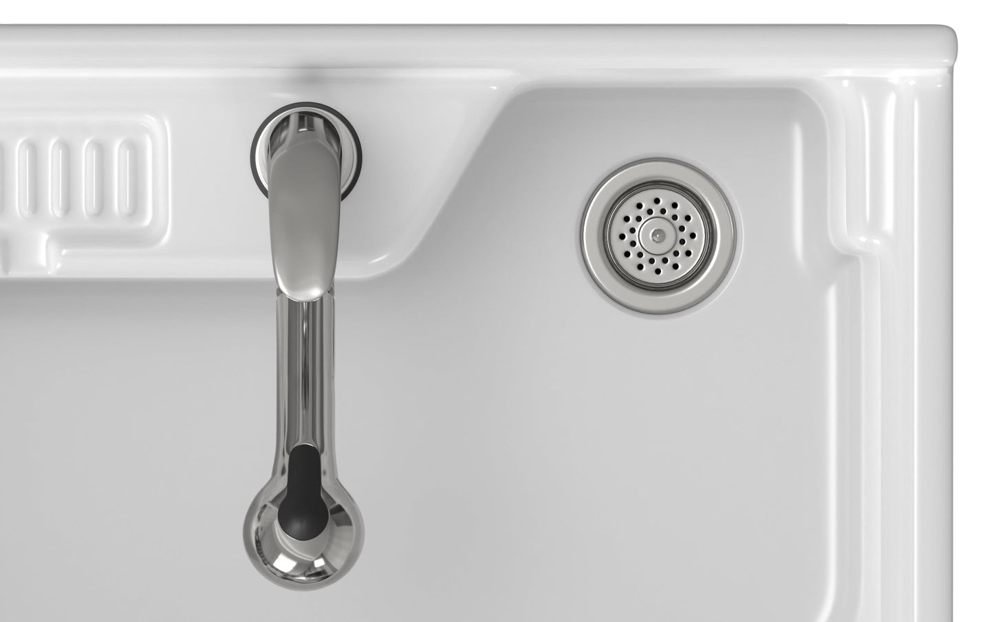 Kyle All-In-One 28-inch Laundry Utility Sink and Cabinet with ABS Sink
