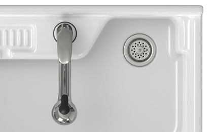 Kyle All-In-One 28-inch Laundry Utility Sink and Cabinet with ABS Sink