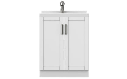 Kyle All-In-One 28-inch Laundry Utility Sink and Cabinet with ABS Sink