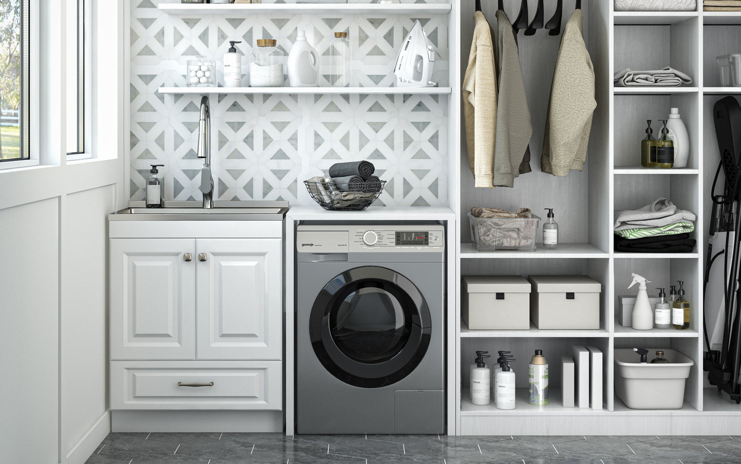Lawrence 28 inch Laundry Cabinet 