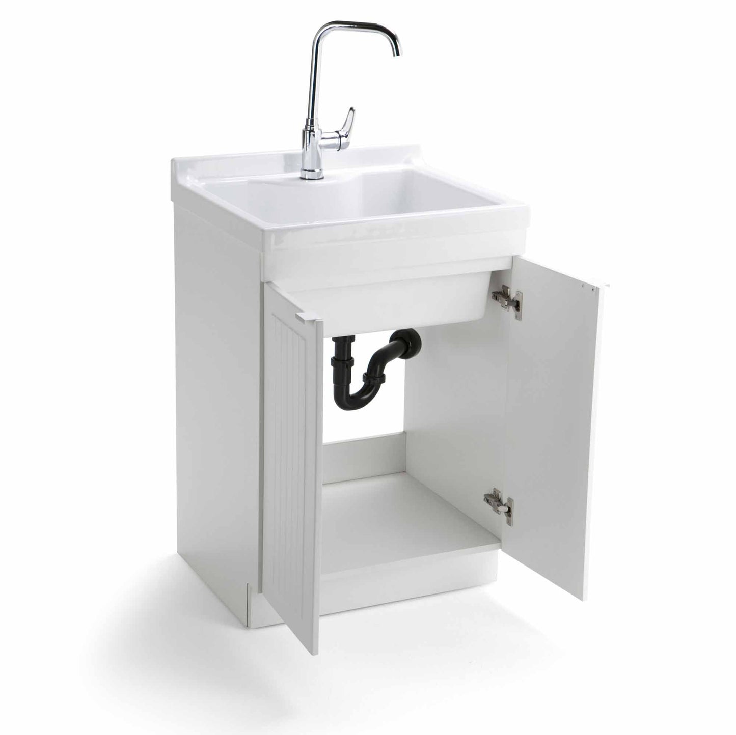 24 Inch Pure White | Murphy ABS Laundry Cabinet