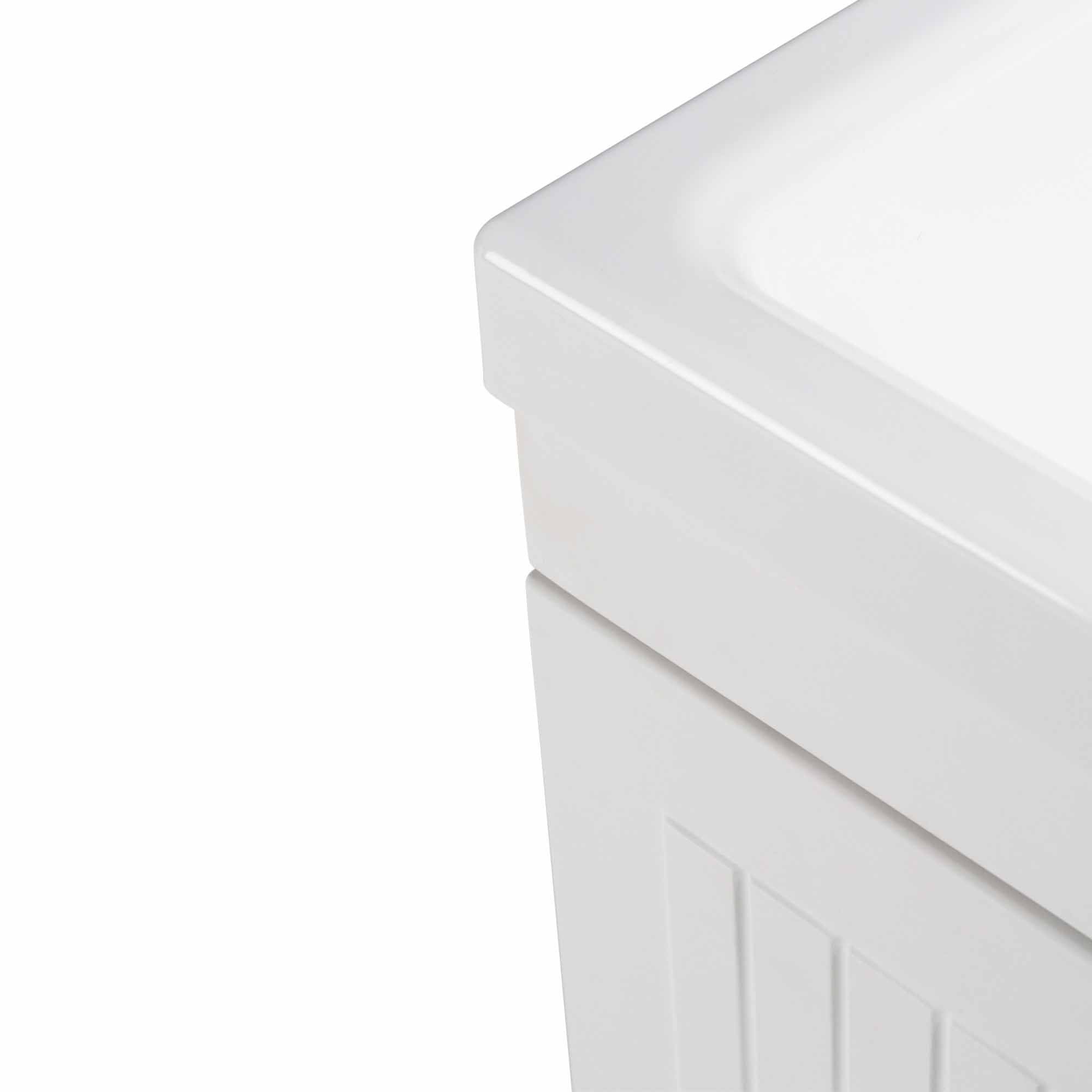 24 Inch Pure White | Murphy ABS Laundry Cabinet