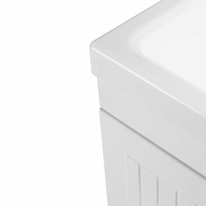 24 Inch Pure White | Murphy ABS Laundry Cabinet