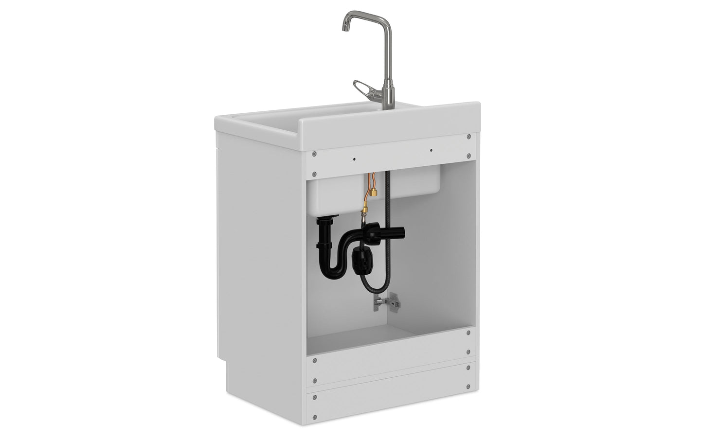 Murphy All-In-One 28-inch Laundry Utility Sink and Cabinet with ABS Sink