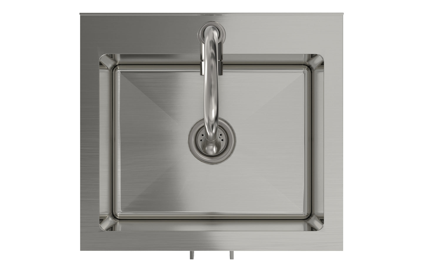 Modern Wide Shaker All-In-One 20-inch Laundry Utility Sink and Cabinet