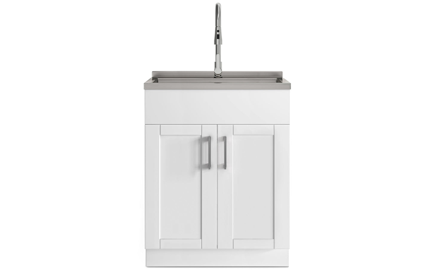 Modern Wide Shaker 28 inch Laundry Cabinet