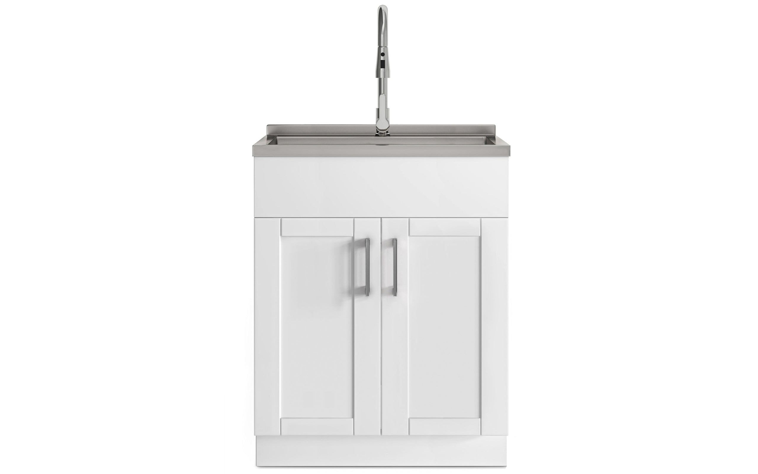 Modern Wide Shaker 28 inch Laundry Cabinet