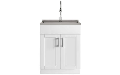 Modern Wide Shaker 28 inch Laundry Cabinet