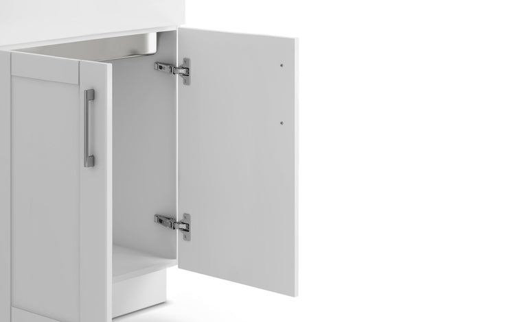 Modern Wide Shaker 28 inch Laundry Cabinet