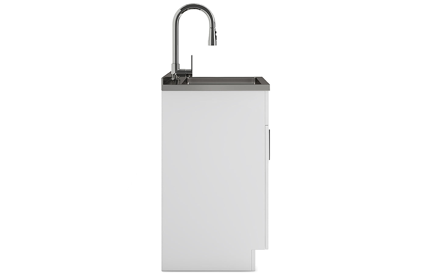 Modern Wide Shaker 28 inch Laundry Cabinet