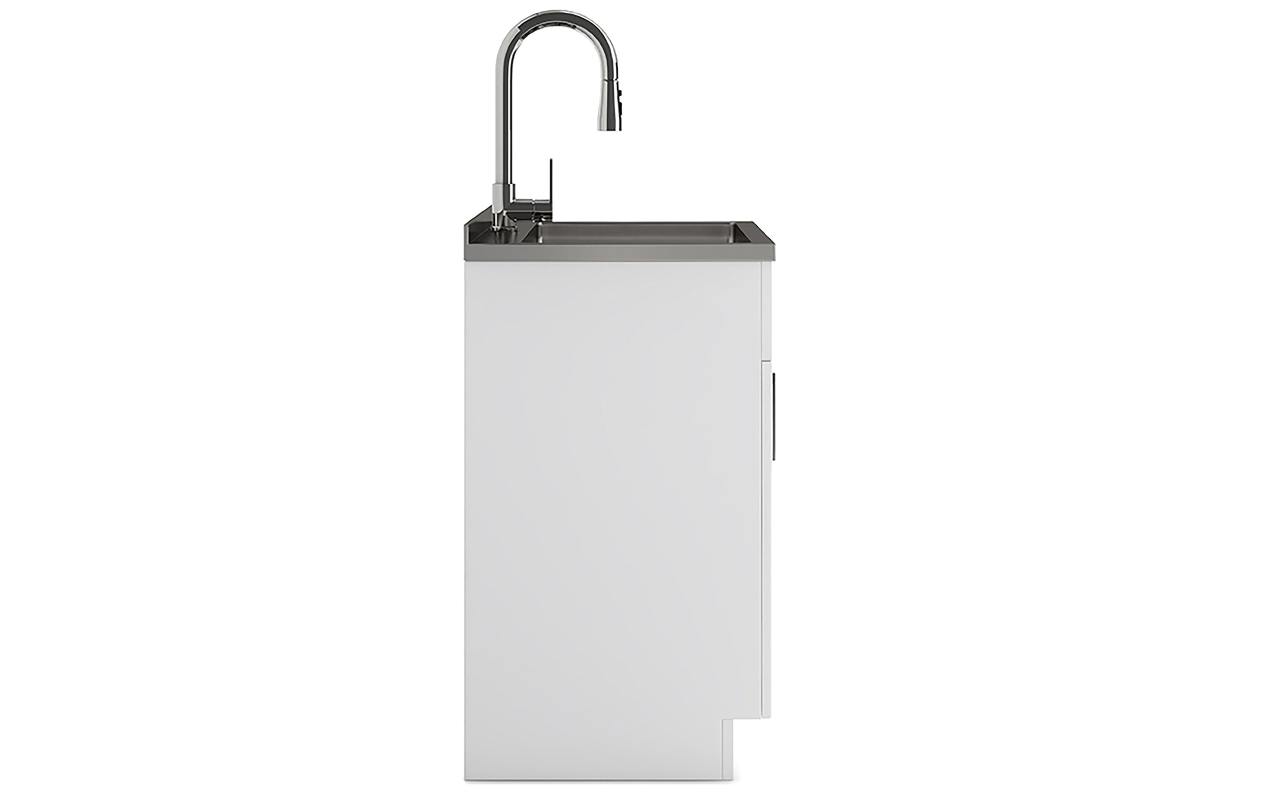 Modern Wide Shaker 28 inch Laundry Cabinet