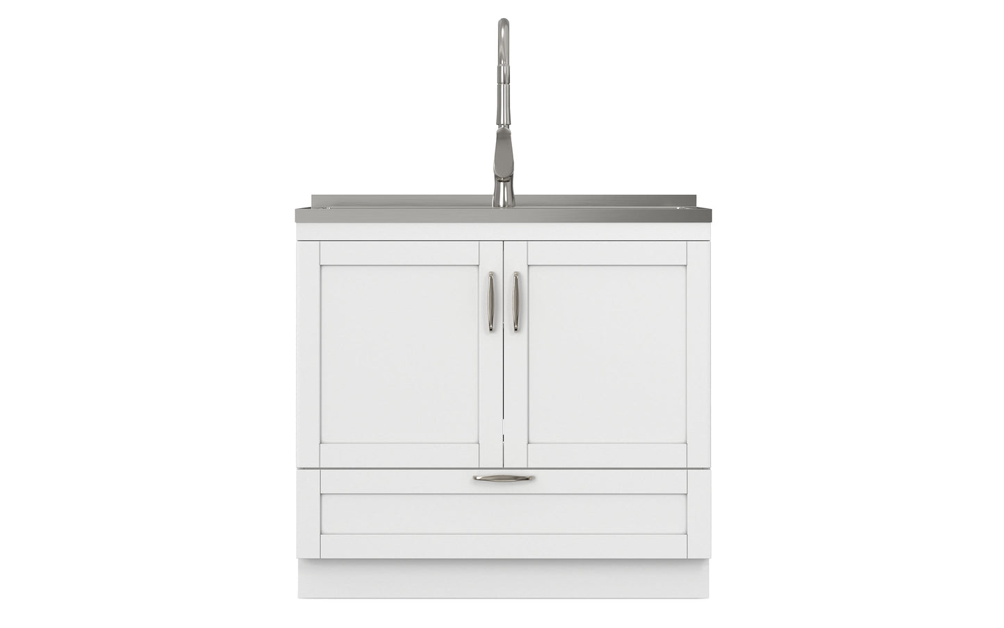 Reed All-In-One 36-inch Laundry Utility Sink and Cabinet