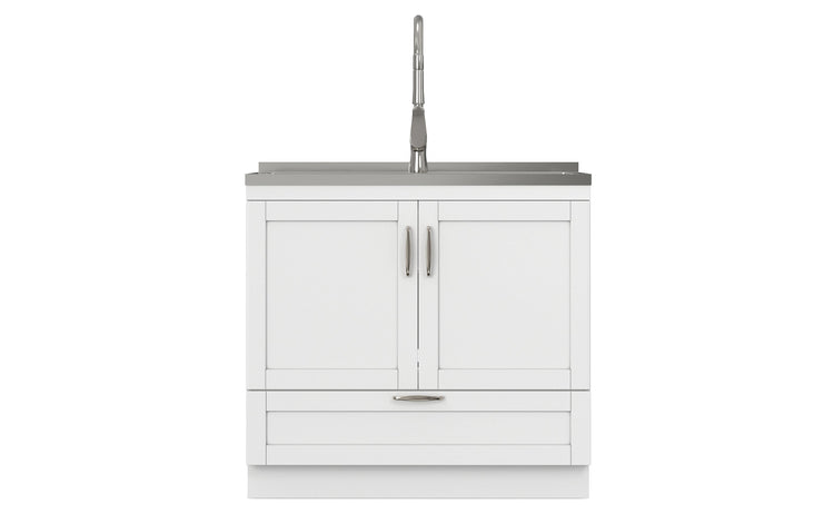 Reed All-In-One 36-inch Laundry Utility Sink and Cabinet