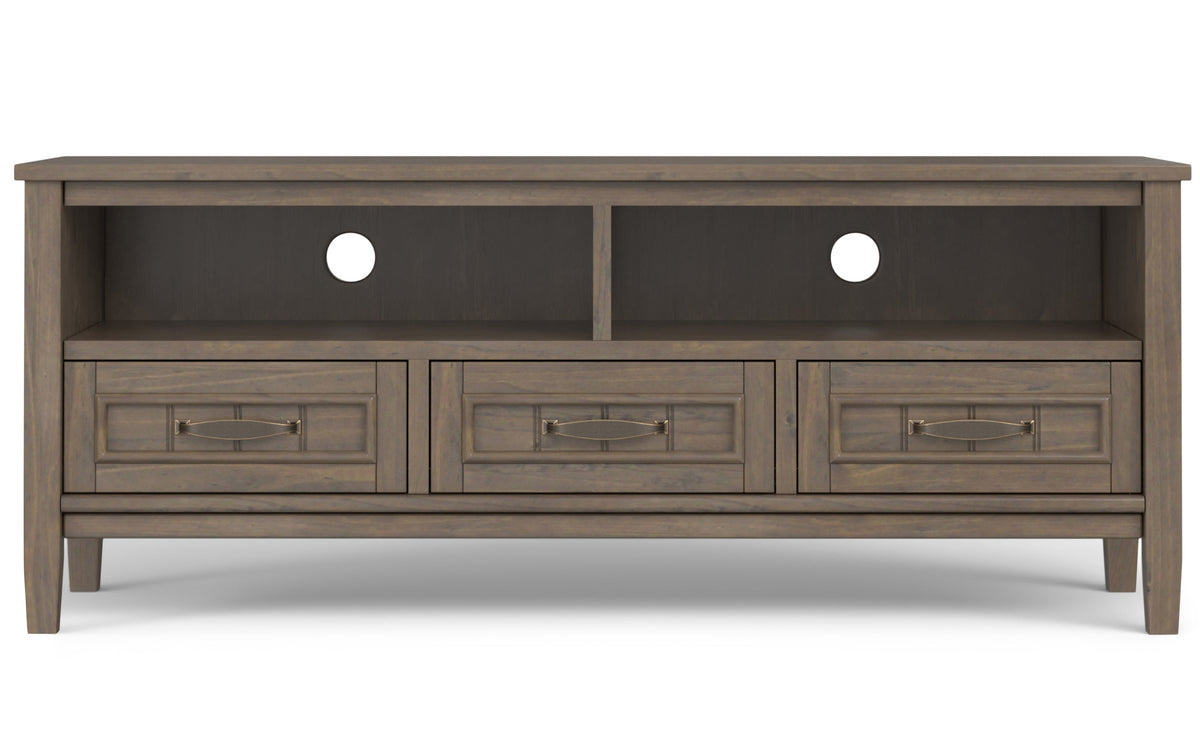 Solid Wood Low TV Stand | Lev TV Stand – Simpli Home