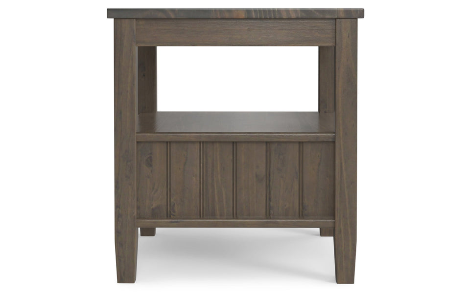 Lev End Table with Bottom Drawer