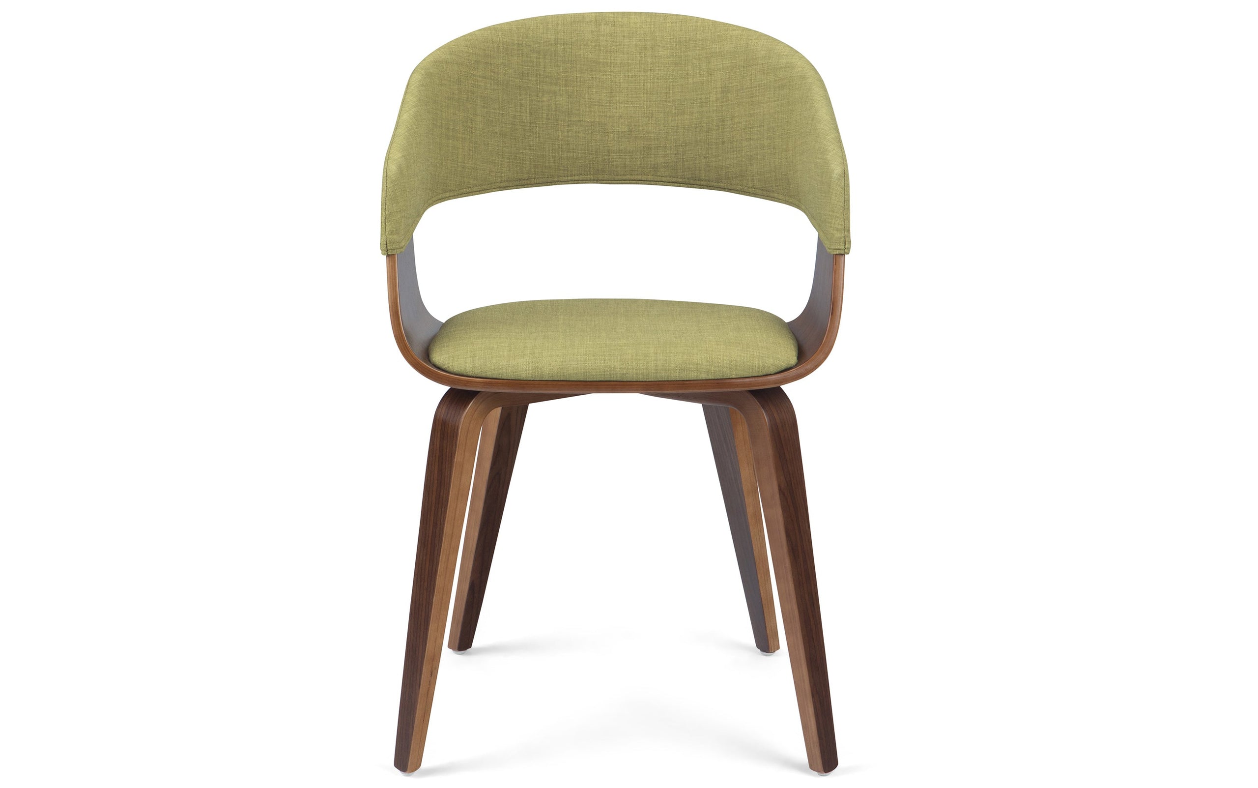 Acid Green Linen Style Fabric | Lowell 7 Piece Dining Set