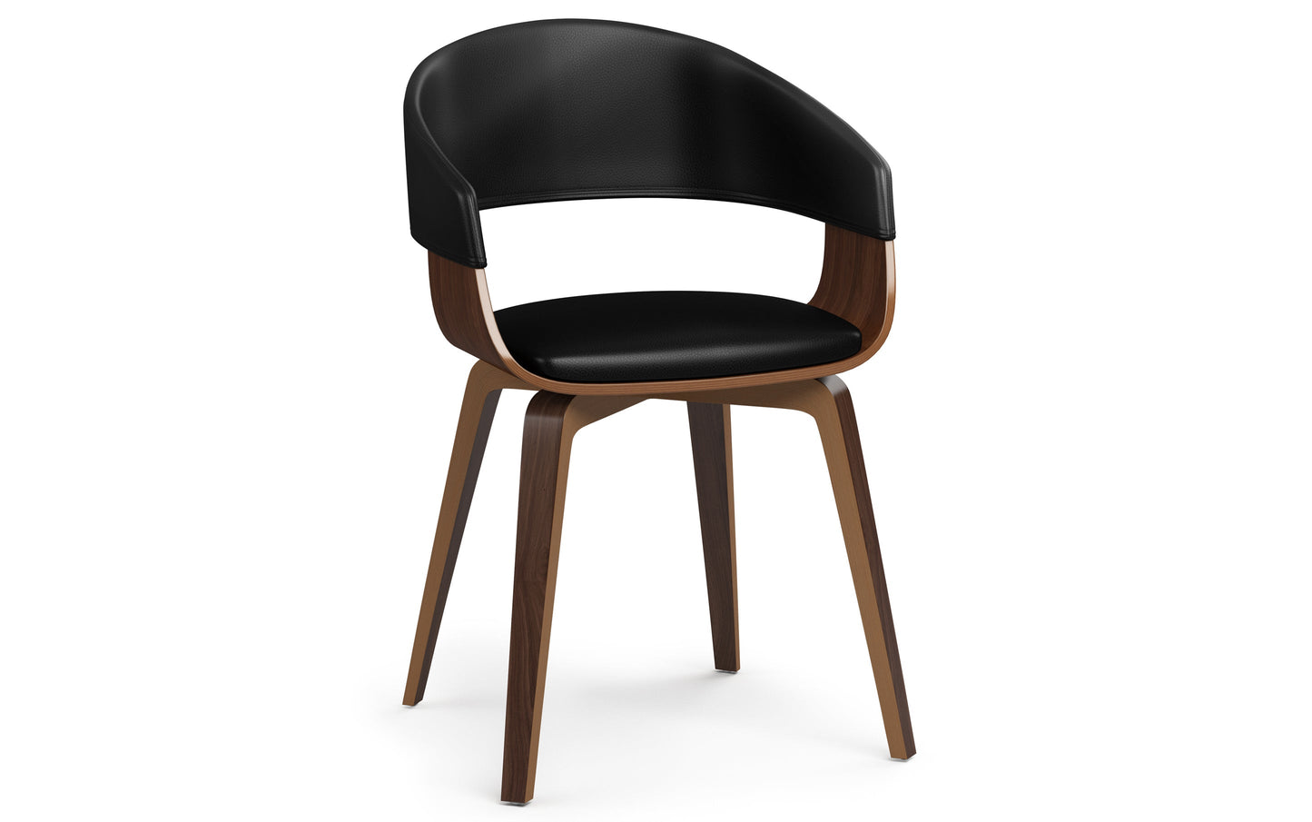 Black Vegan Leather | Lowell III 7 Piece Dining Set
