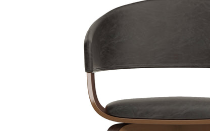 Distressed Brown Vegan Leather | Lowell III 7 Piece Dining Set