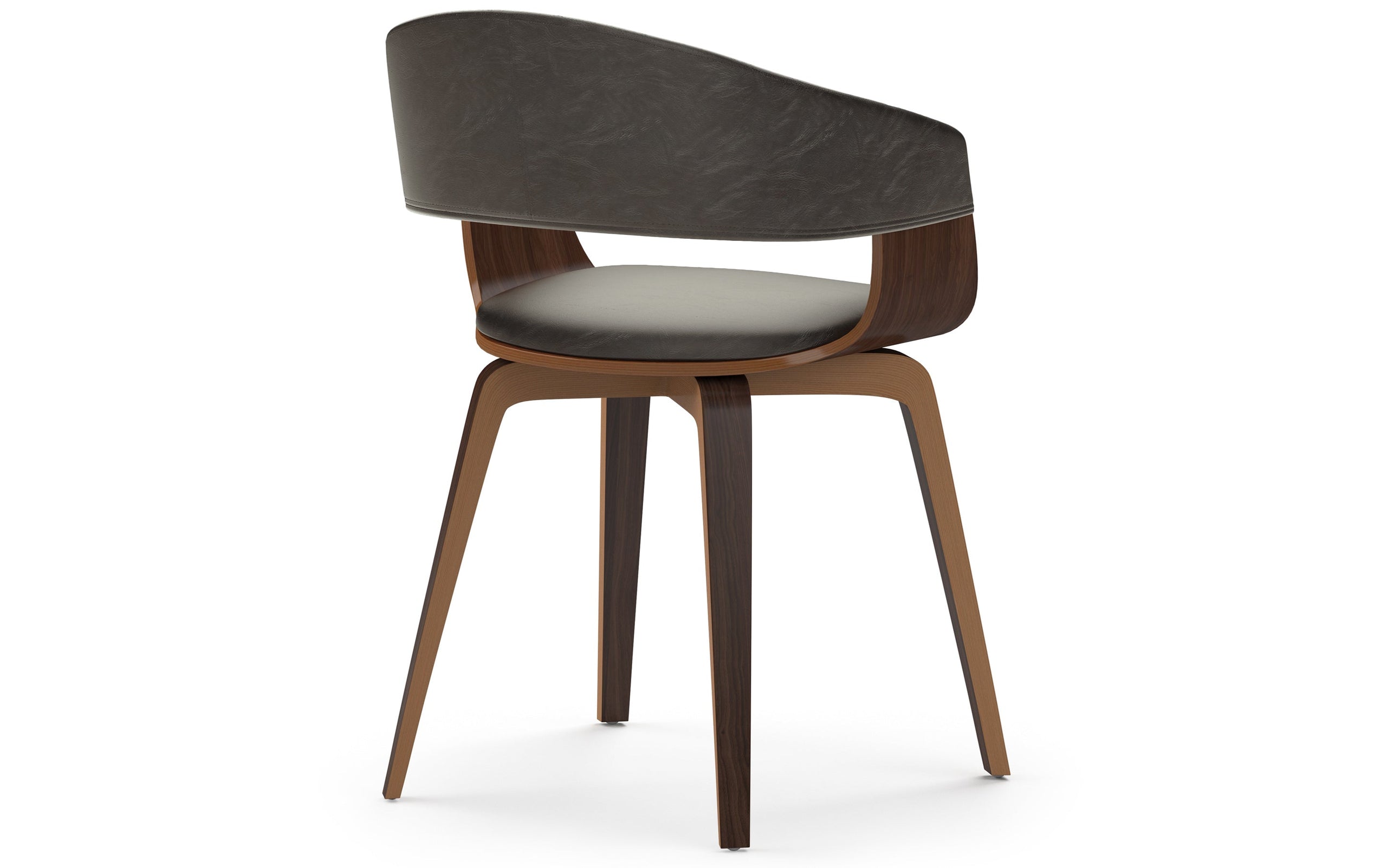 Distressed Brown Vegan Leather | Lowell III 7 Piece Dining Set