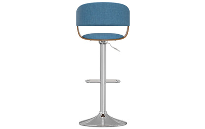 Blue Linen Style Fabric | Lowell Bar Stool