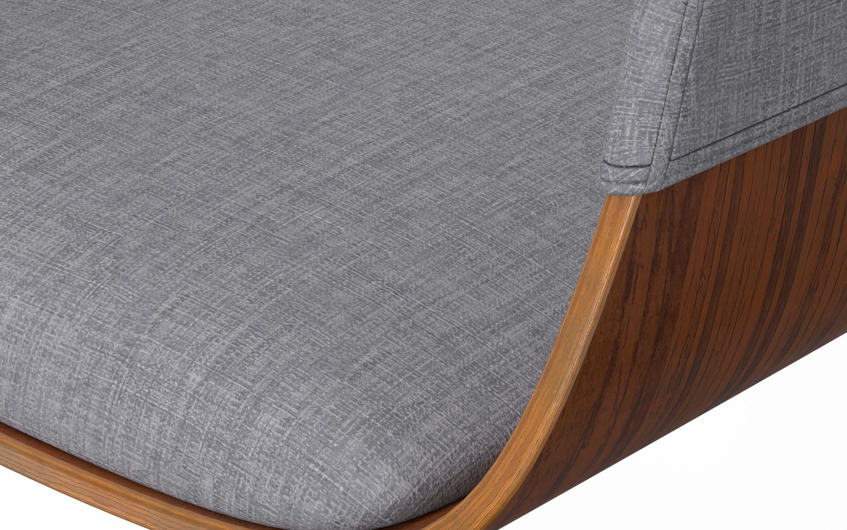 Light Grey Linen Style Fabric | Lowell Bar Stool