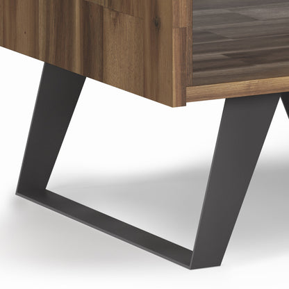Distressed Golden Wheat Acacia | Lowry End Table