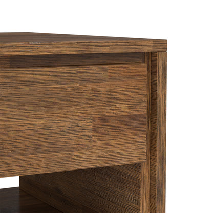 Rustic Natural Aged Brown Acacia | Lowry End Table in Acacia