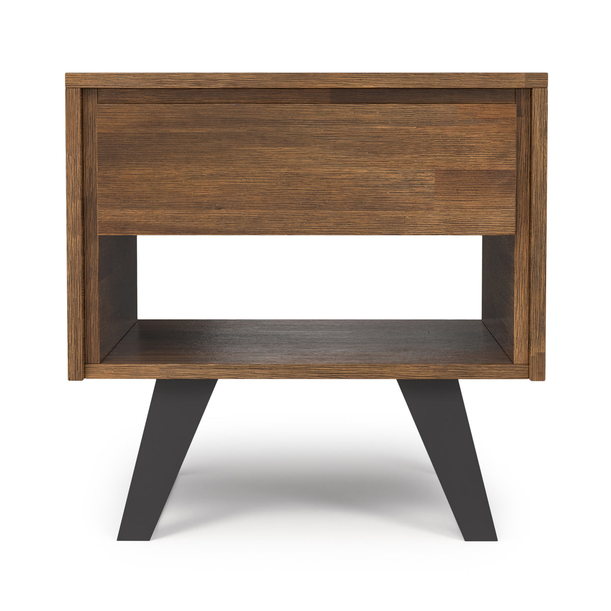 Rustic Natural Aged Brown Acacia | Lowry End Table in Acacia