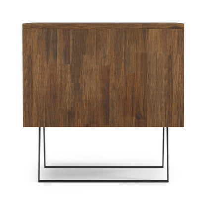 Rustic Natural Aged Brown Acacia | Lowry End Table in Acacia